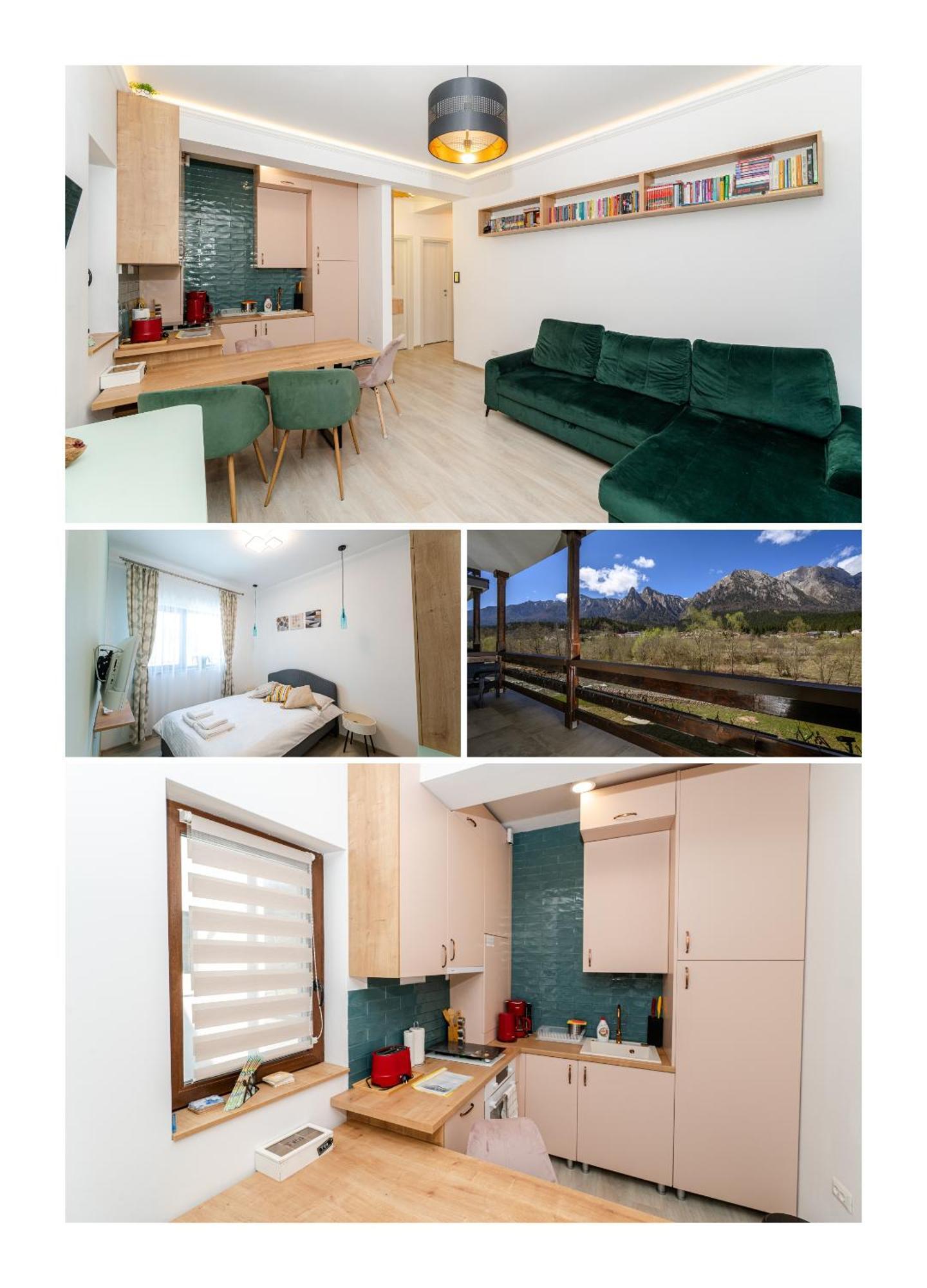 Cross Caraiman View 1 Apartment Busteni Ngoại thất bức ảnh