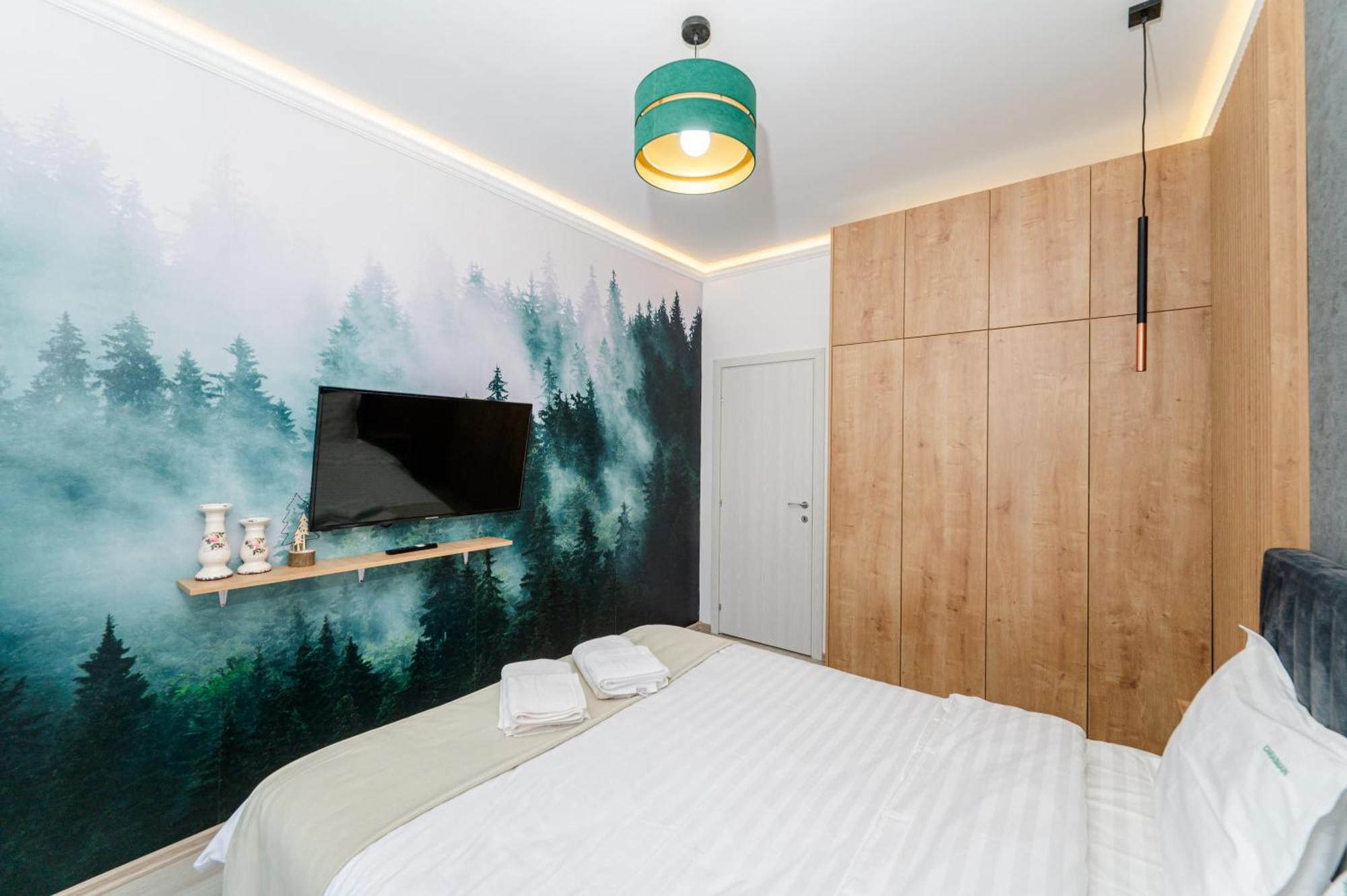 Cross Caraiman View 1 Apartment Busteni Ngoại thất bức ảnh